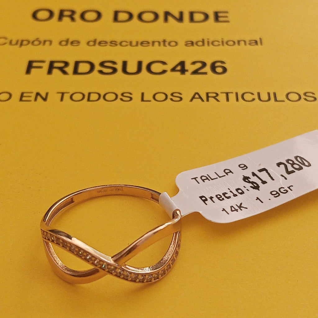ANILLOS DAMA ORO 14K 1.9 (NUEVO)