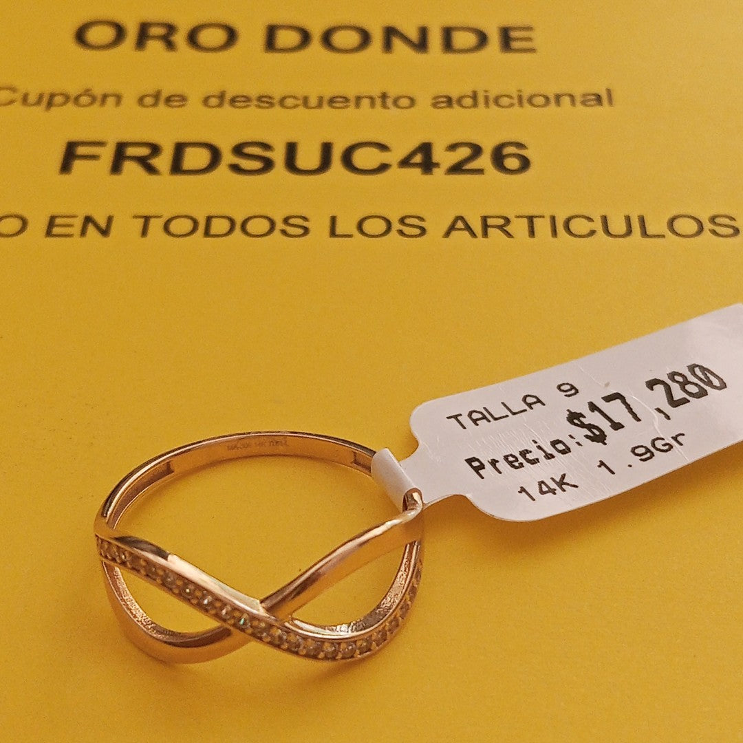 ANILLOS DAMA ORO 14K 1.9 (NUEVO)