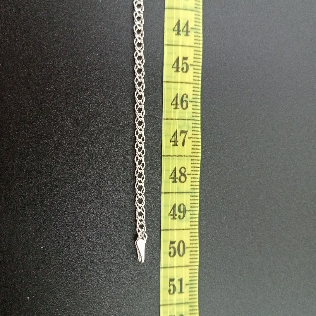 CADENA DOBLE ESLABON PLATA .925 50 CM 3.63 GR (NUEVO)