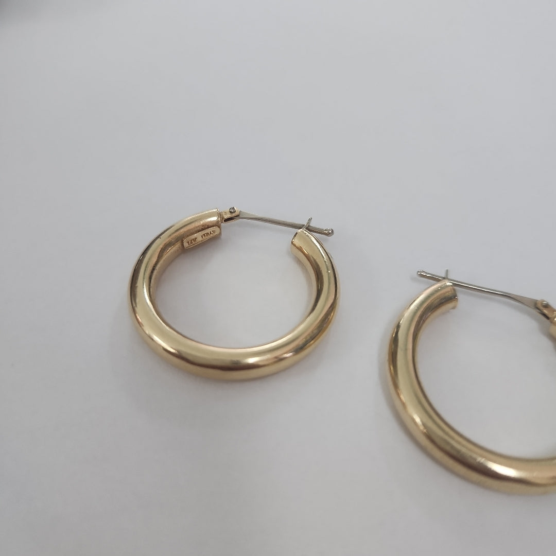 ARRACADAS PAR ORO 14 K 5.1 GRMS (SEMINUEVO)