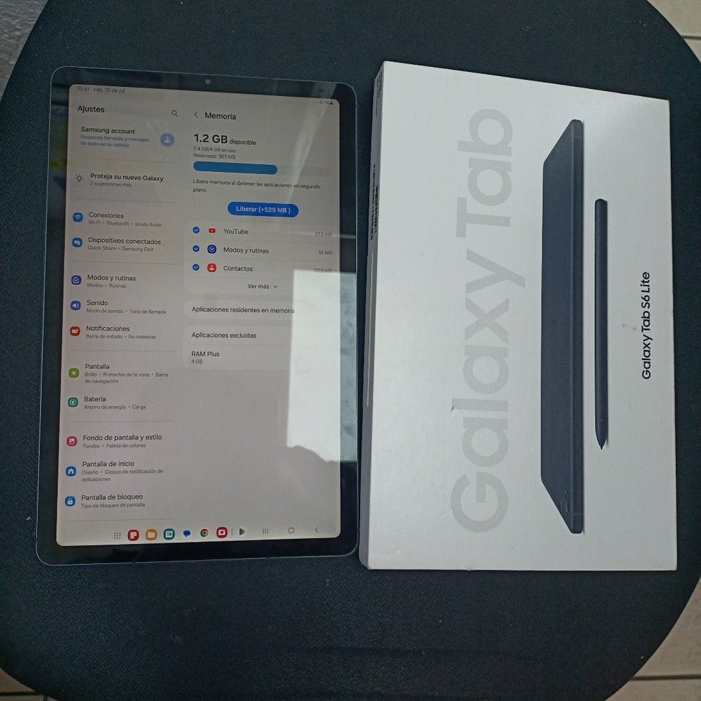 TABLETA SAMSUNG GALAXY TAB S6 LITE SM-P620 (2024) 128 GB 4 GB RAM (SEMINUEVO)
