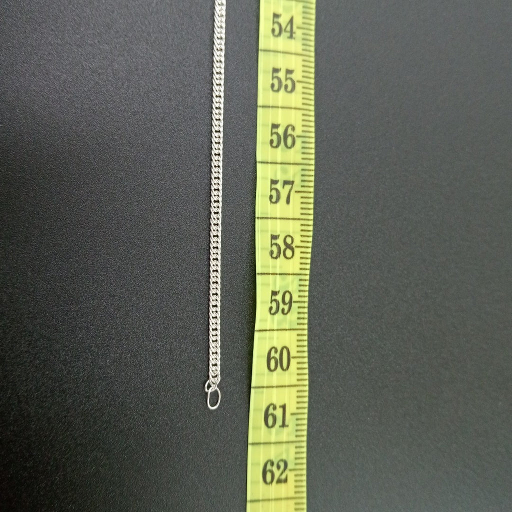 CADENA BARBADA PLATA .925 60 CM 5.02 GR (NUEVO)