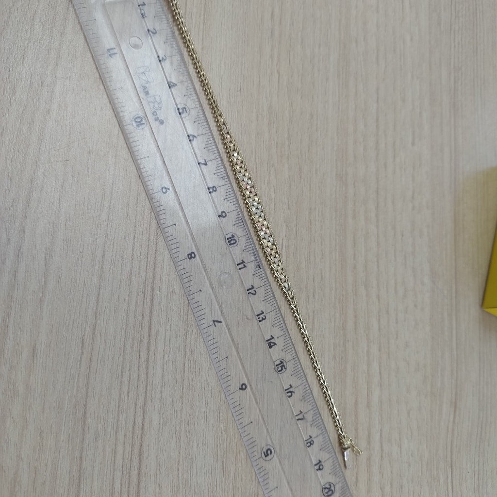 PULSERA ORO, ORO COMBINADO 14 K 8.3 GRMS (SEMINUEVO)