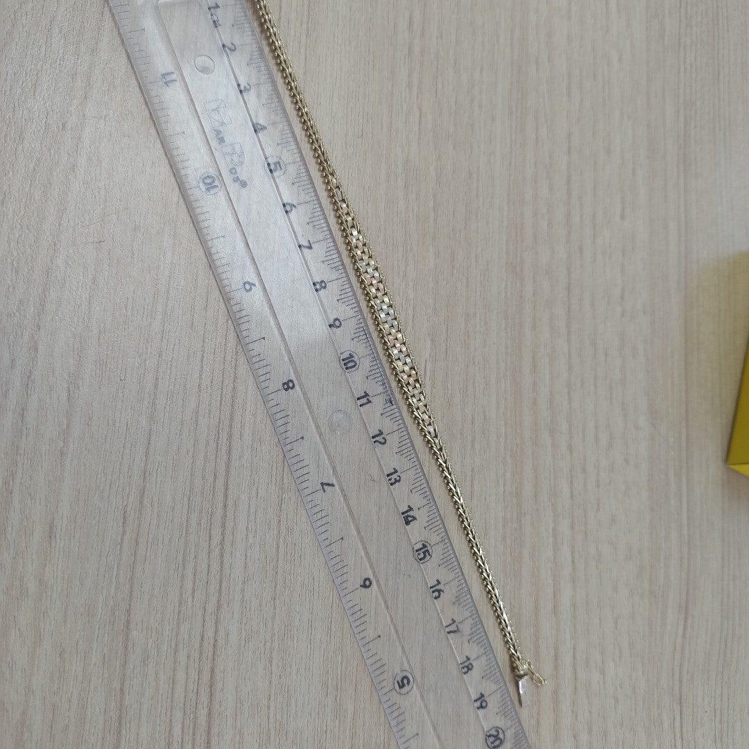 PULSERA ORO, ORO COMBINADO 14 K 8.3 GRMS (SEMINUEVO)