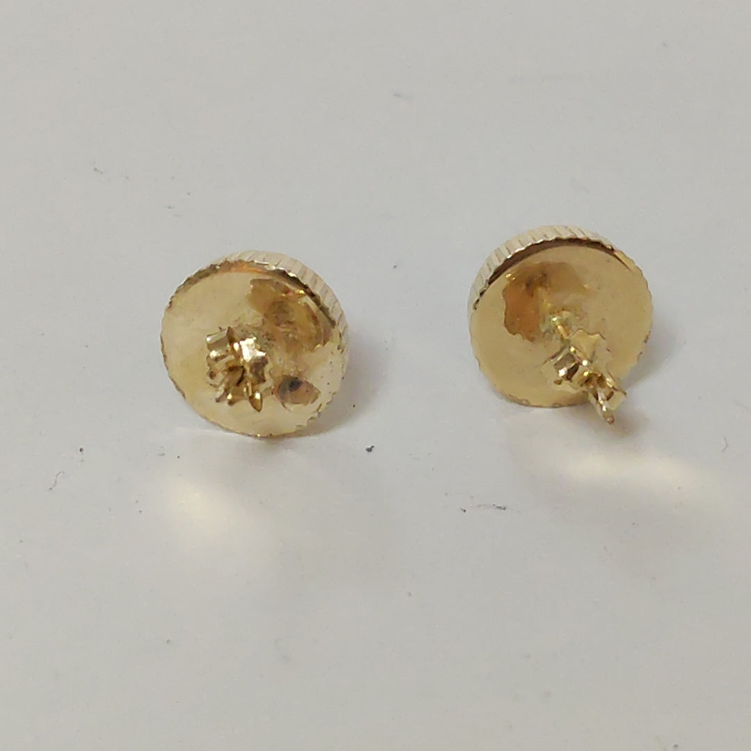 BROQUELES PAR ORO 14 K 1 GRMS (SEMINUEVO)