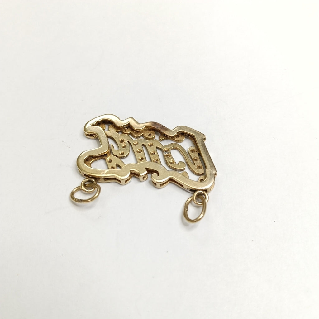 DIJE ORO,RODIADO 14 K 8,80 GRMS (SEMINUEVO)
