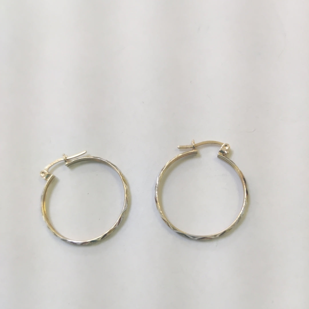 ARRACADAS PAR ORO 14 K 1.7 GRMS (SEMINUEVO)