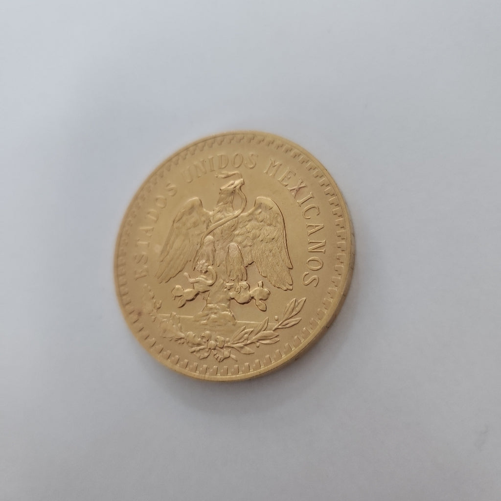K1 41.6 GRMS 21 K IDENTIFICACIÓN MONEDA NOMINATIVA MONEDAS PESOS 50 PESOS (SEMINUEVO)