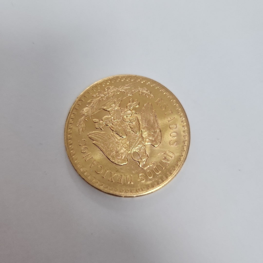 K1 41.6 GRMS 21 K IDENTIFICACIÓN MONEDA NOMINATIVA MONEDAS PESOS 50 PESOS (SEMINUEVO)