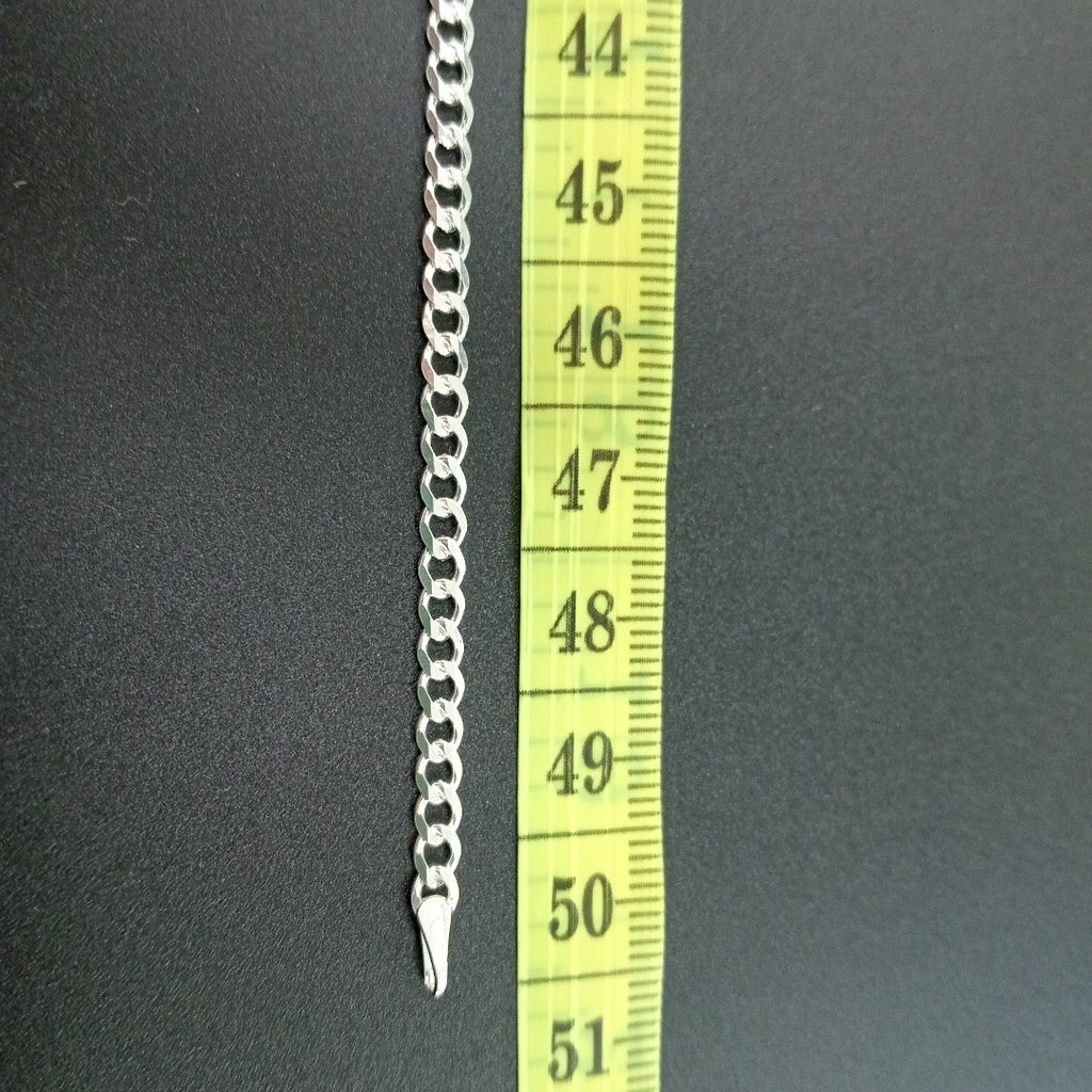 CADENA BARBADA PLATA .925 50 CM 7.22 GR (NUEVO)