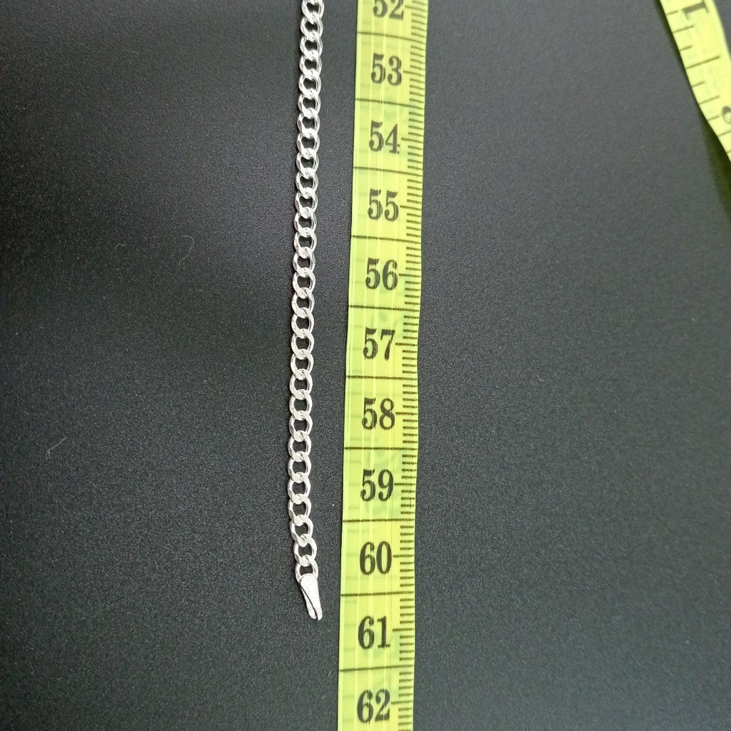 CADENA BARBADA PLATA .925 60 CM 9.42 GR (NUEVO)