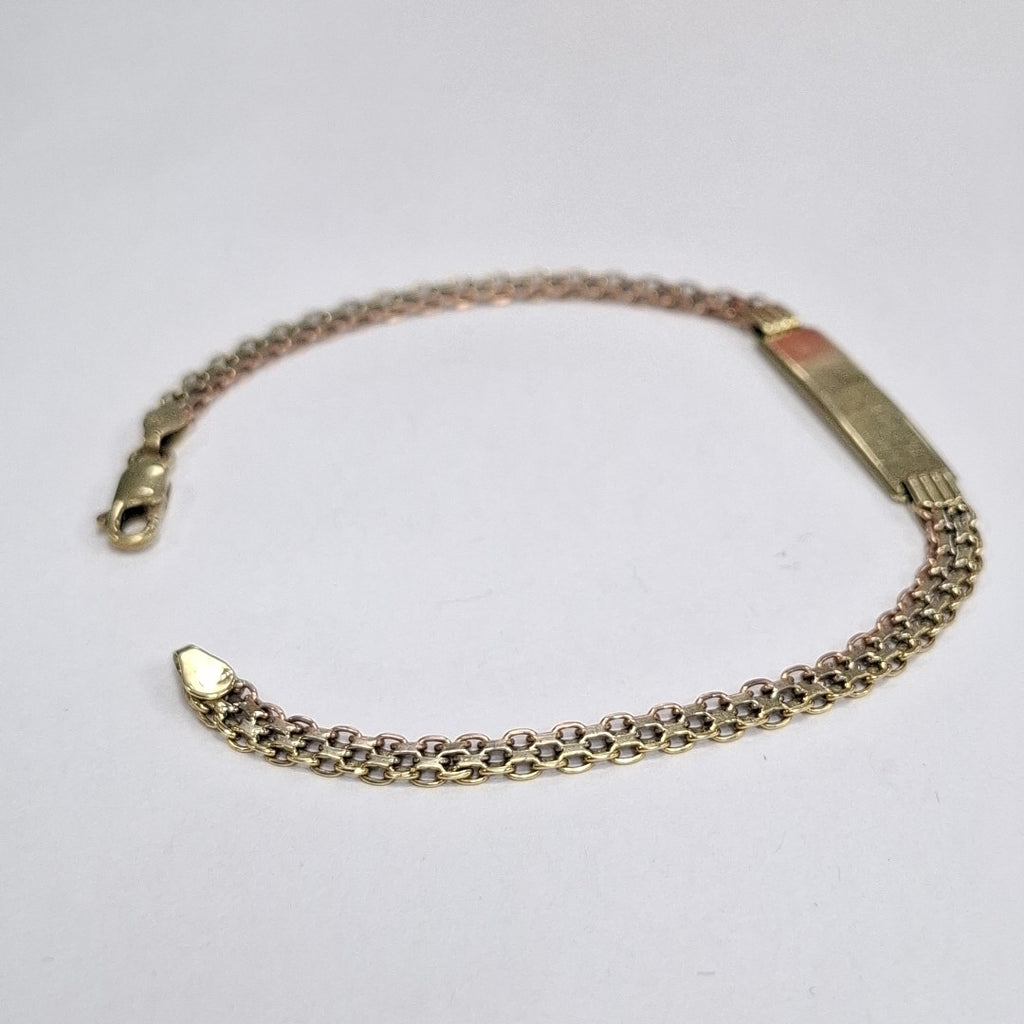 ESCLAVA ORO,ORO COMBINADO 14 K 6,50 GRMS (SEMINUEVO)