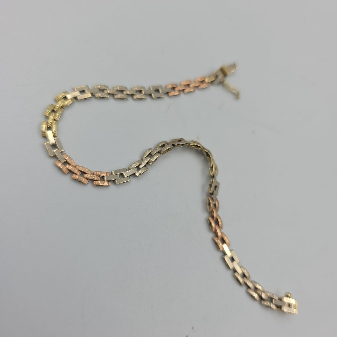 PULSERA ORO 14 K 6.8 GRMS (SEMINUEVO)