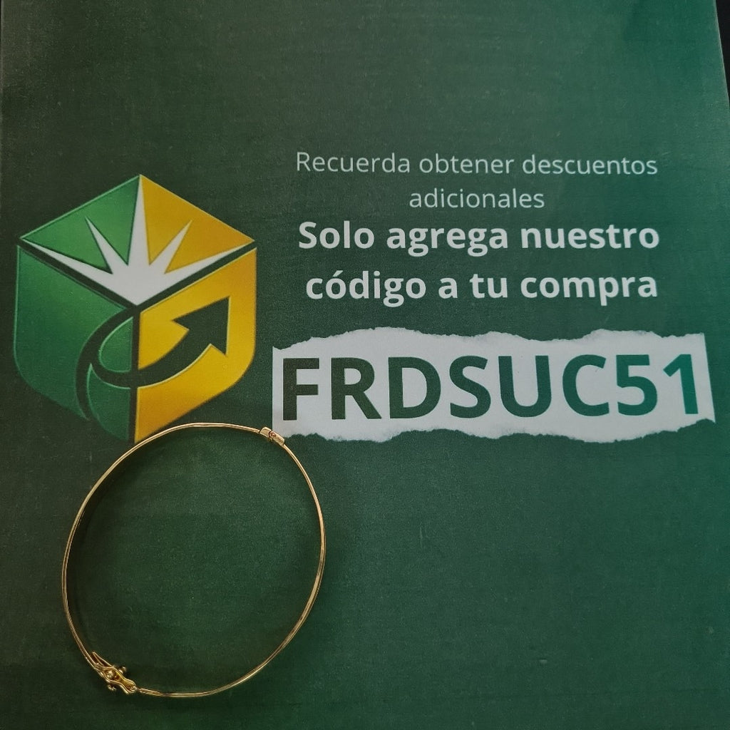 PULSERA RIGIDA ORO 14 K 15,90 GRMS (SEMINUEVO)