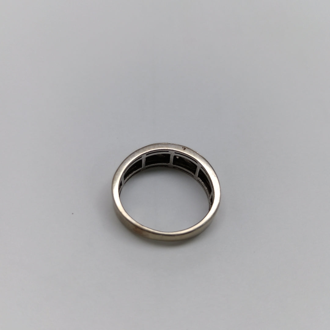 ANILLO ORO, ORO BLANCO 10 K 3.3 GRMS (SEMINUEVO)