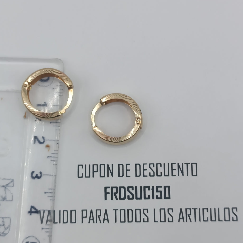 ARETES PAR ORO 10 K 1.8 GRMS (SEMINUEVO)