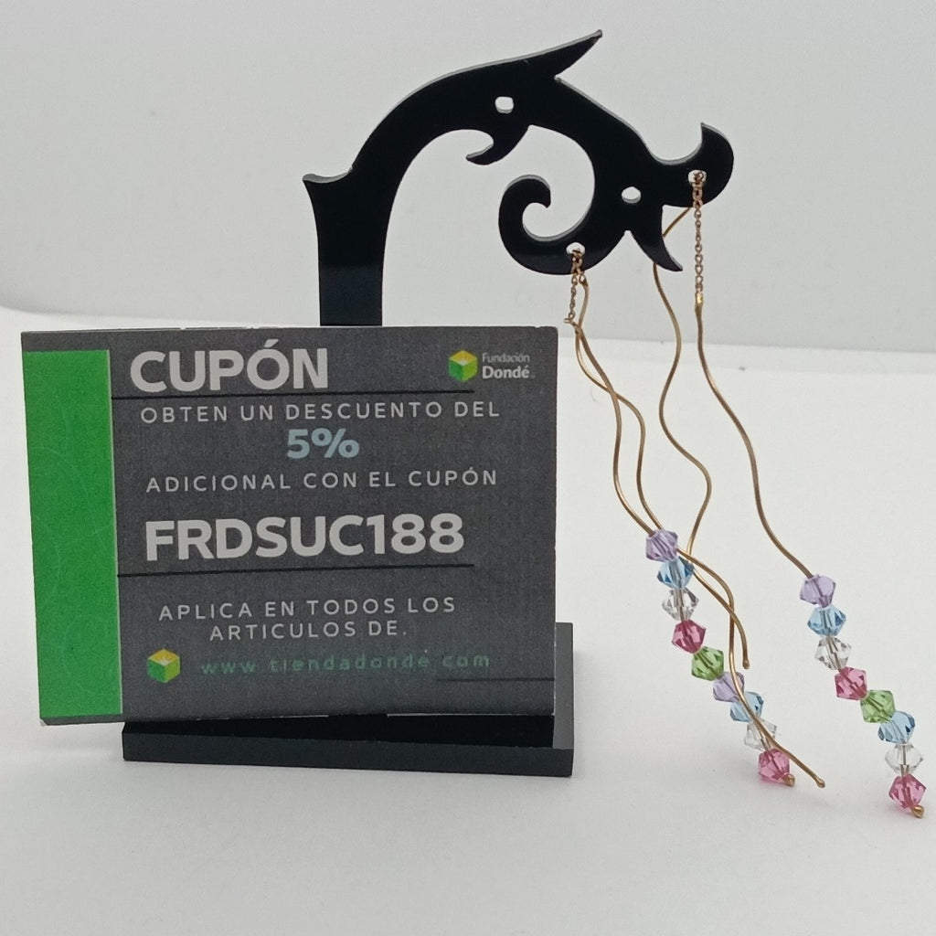 ARETES PAR ORO 10 K 2,10 GRMS (SEMINUEVO)