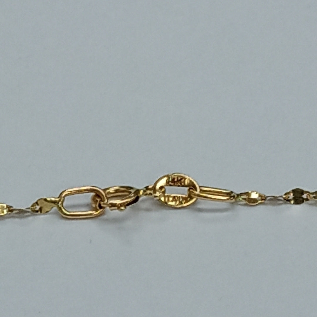 CADENA ORO 14 K 0,80 GRMS (SEMINUEVO)