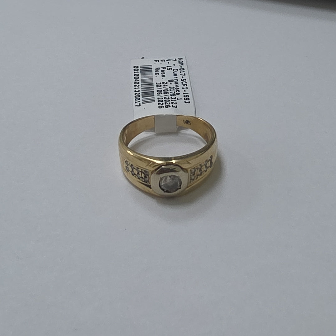 ANILLO ORO 14 K 6.1 GRMS (SEMINUEVO)