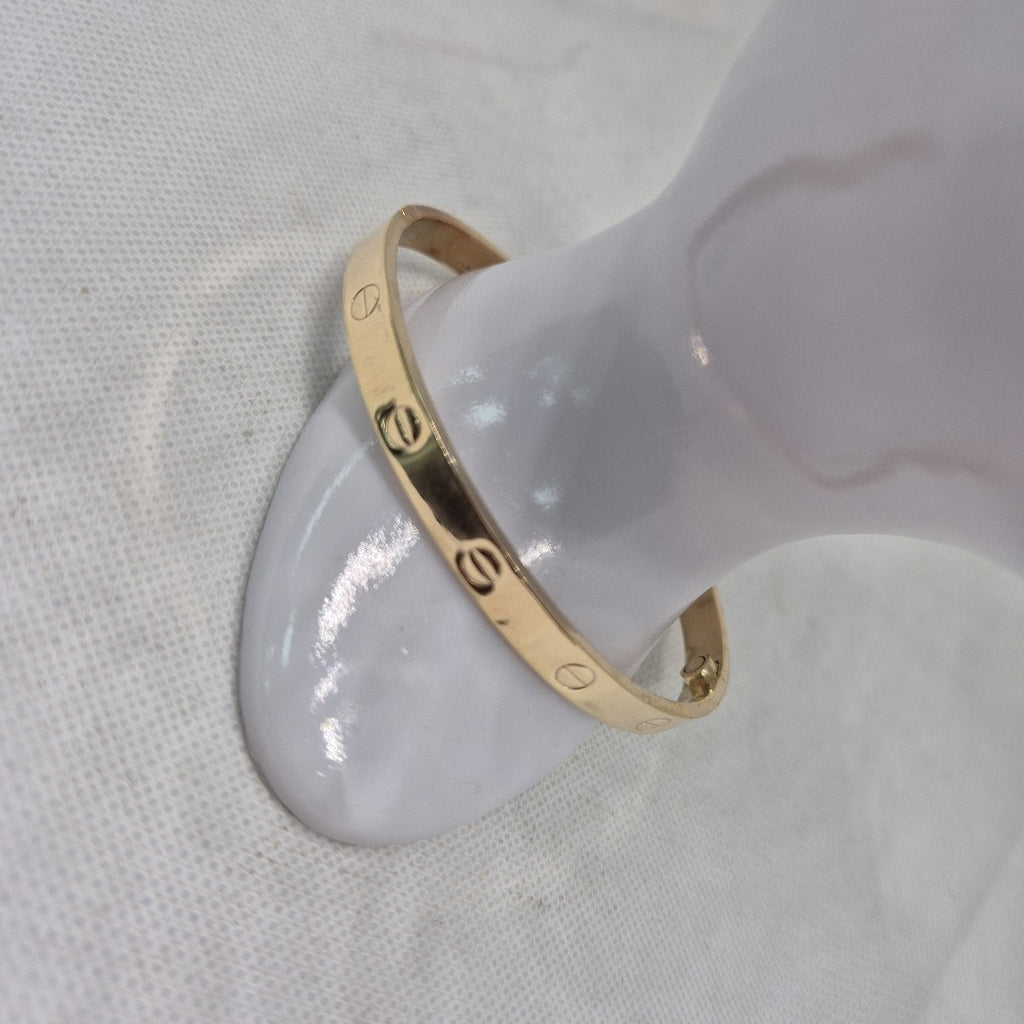 PULSERA RIGIDA ORO 10 K 5.8 GRMS (SEMINUEVO)