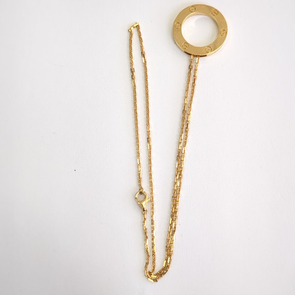 CADENA, DIJE ORO 18 K 13.7 GRMS (SEMINUEVO)