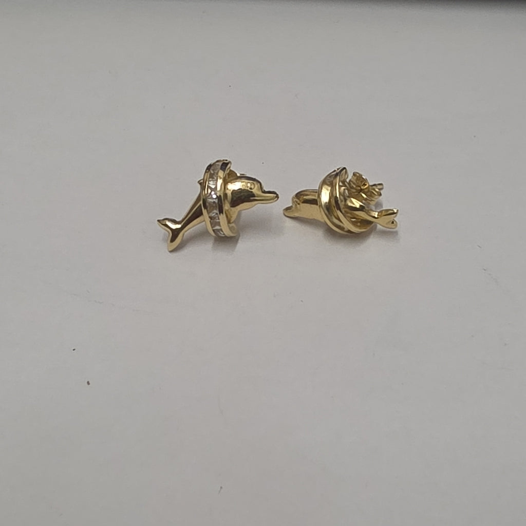BROQUELES PAR ORO 14 K 1,80 GRMS (SEMINUEVO)