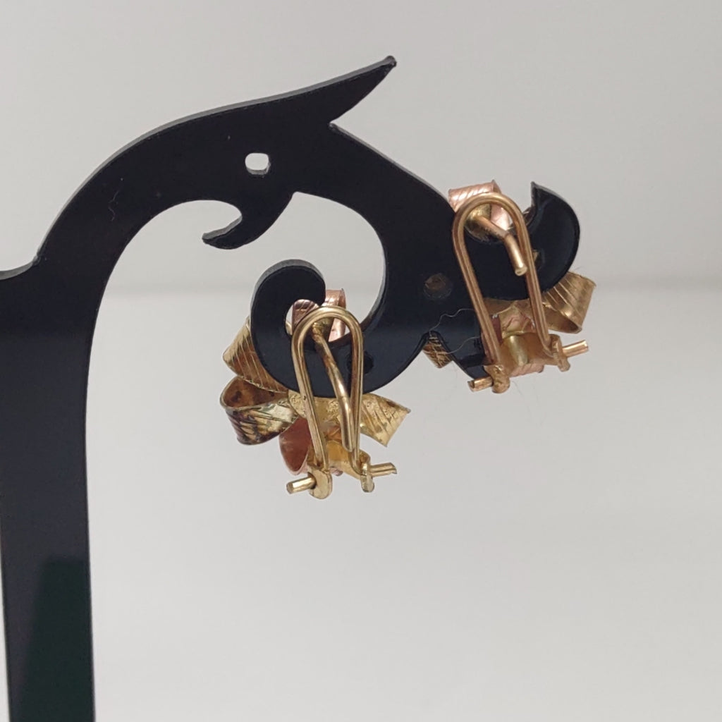 ARETES PAR ORO 10 K 3.7 GRMS (SEMINUEVO)