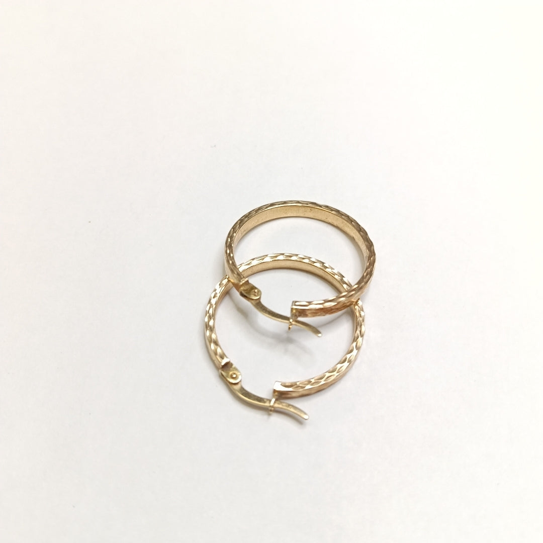 ARRACADAS PAR ORO 14 K 1,70 GRMS (SEMINUEVO)