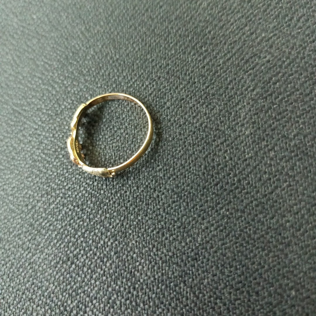 ANILLITO ORO COMBINADO 14 K 2,10 GRMS (SEMINUEVO)