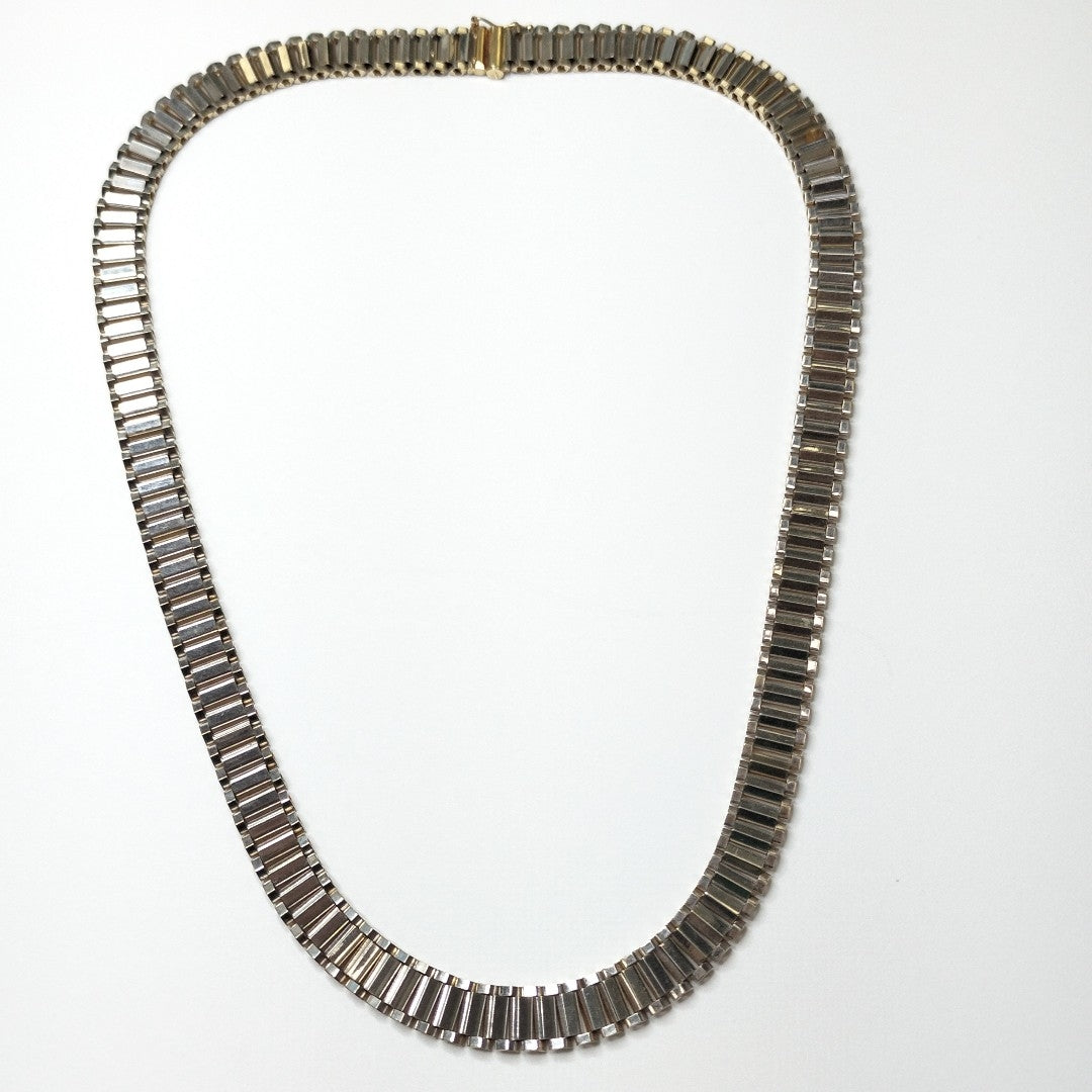 CADENA ORO, ORO BLANCO 14 K 30.4 GRMS (SEMINUEVO)