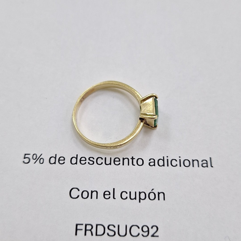 K1 2,40 GRMS 14 K ESPECIFICACIONES COMPLEMENTARIAS ANILLITO CON PIEDRA DE COLOR (SEMINUEVO)