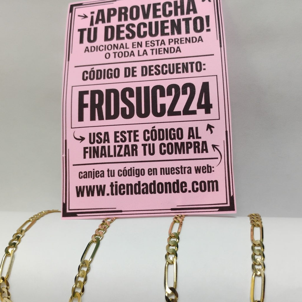 CADENA ORO 14 K 22 GRMS (SEMINUEVO)