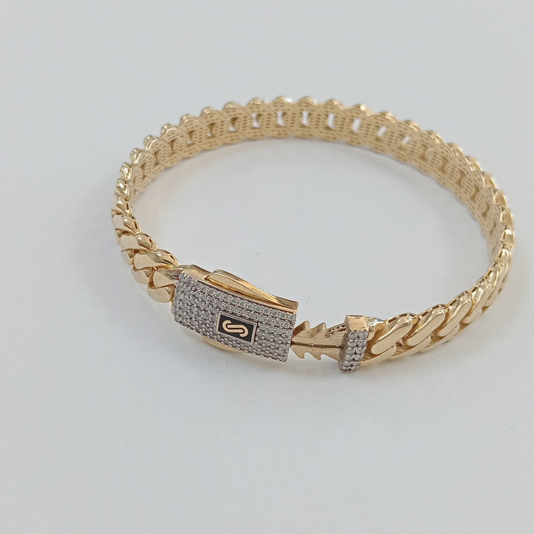 PULSERA RIGIDA ORO 10 K 11.1 GRMS (SEMINUEVO)