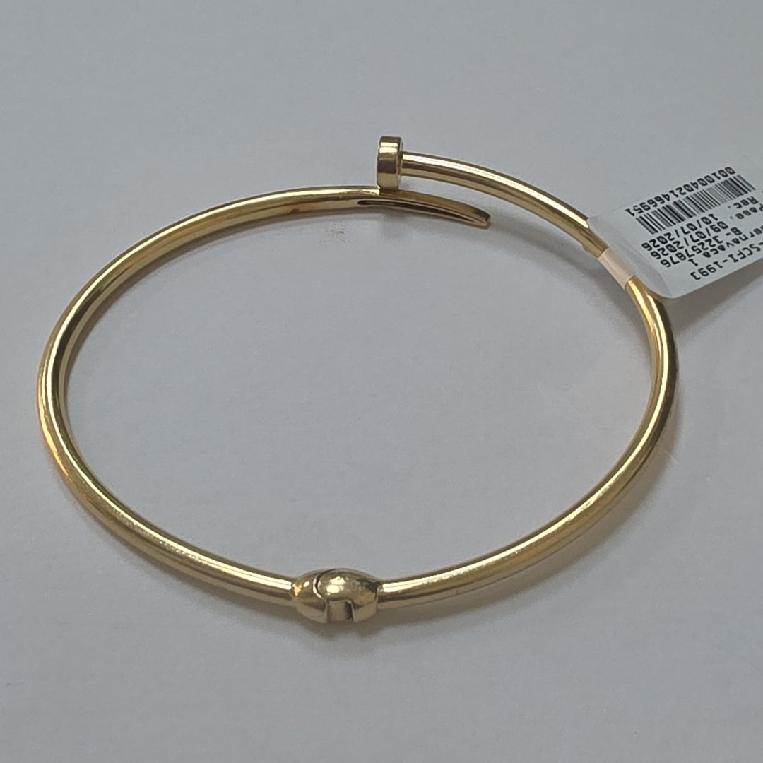 PULSERA RIGIDA ORO 14 K 8,90 GRMS (SEMINUEVO)