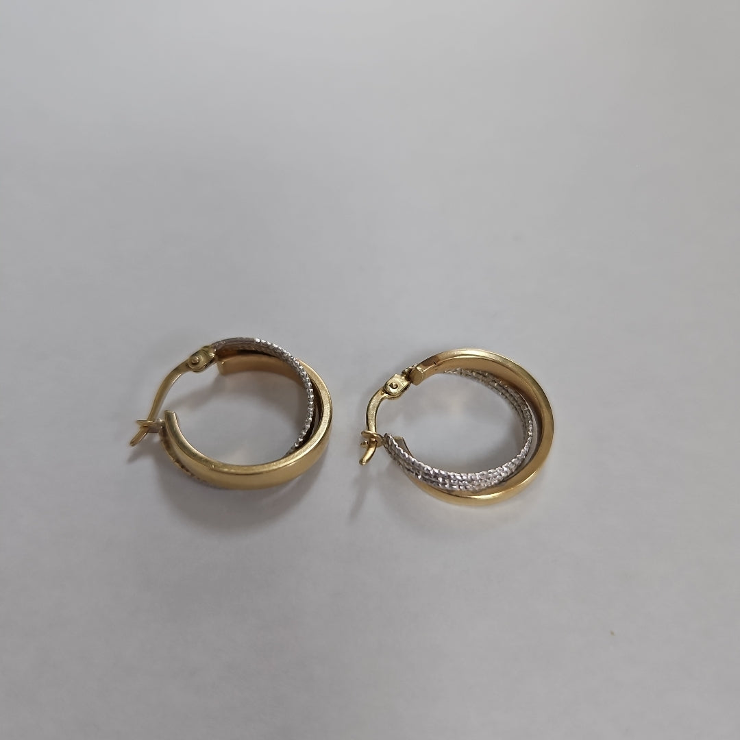 ARRACADAS PAR ORO 14 K 2,80 GRMS (SEMINUEVO)