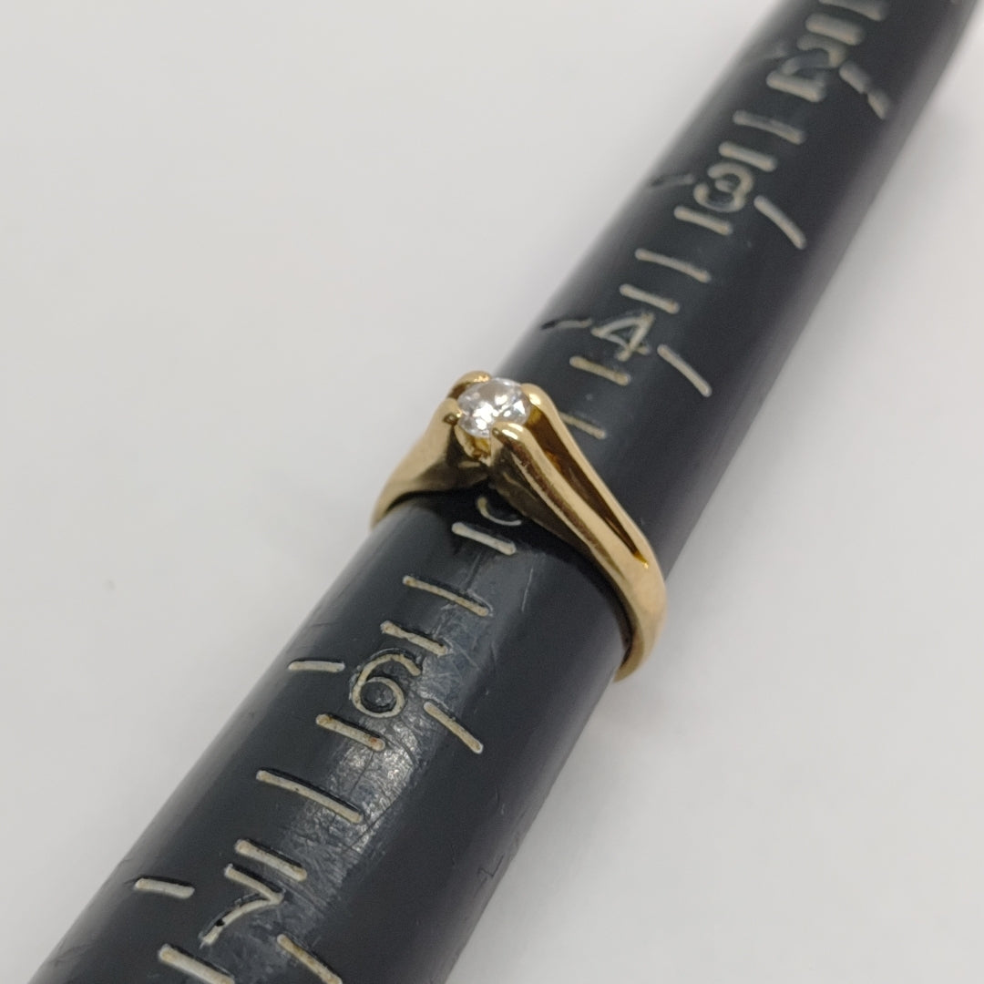 SOLITARIO ORO 14 K 3,00 GRMS (SEMINUEVO)
