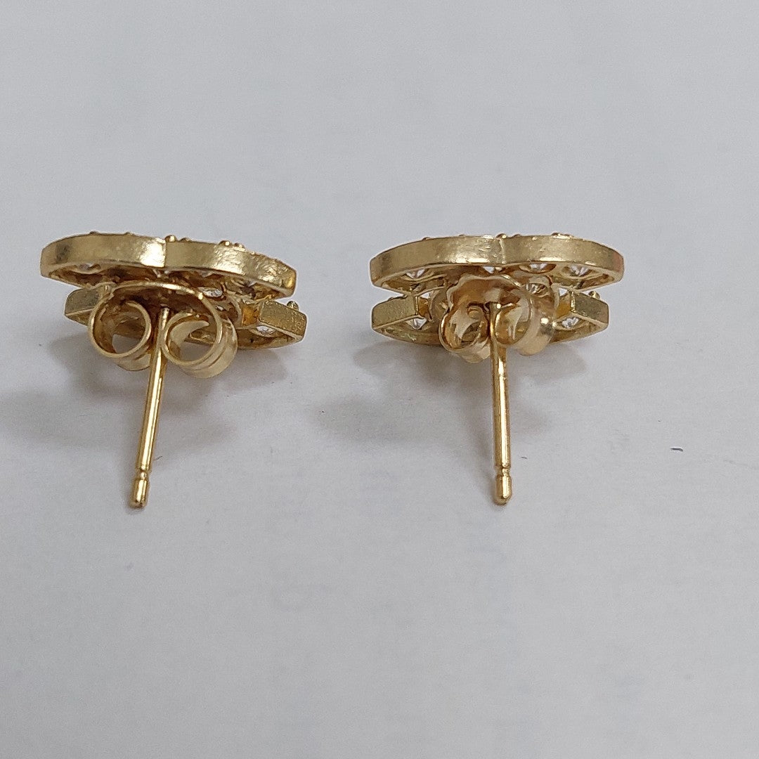 BROQUELES PAR ORO 14 K 1.9 GRMS (SEMINUEVO)