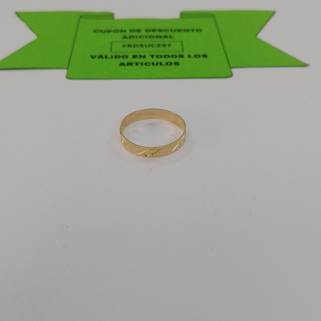 ARGOLLA ORO 10 K 1 GRMS (SEMINUEVO)