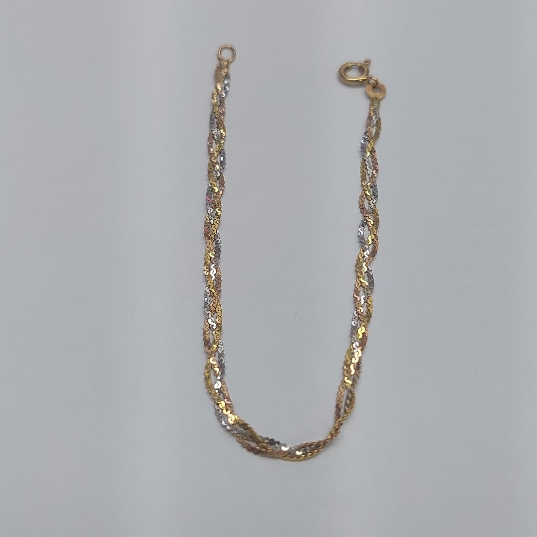 PULSERA ORO 14 K 2.4 GRMS (SEMINUEVO)