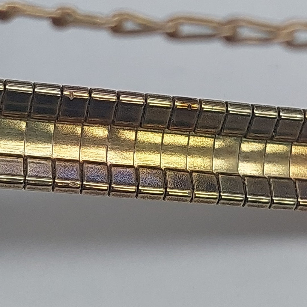 PULSERA ORO COMBINADO 10 K 18,80 GRMS (SEMINUEVO)