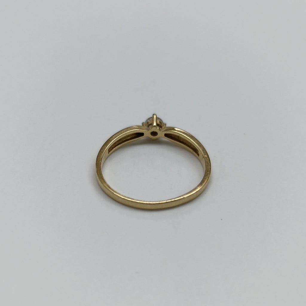 ANILLITO, SOLITARIO ORO 14 K 1.9 GRMS (SEMINUEVO)