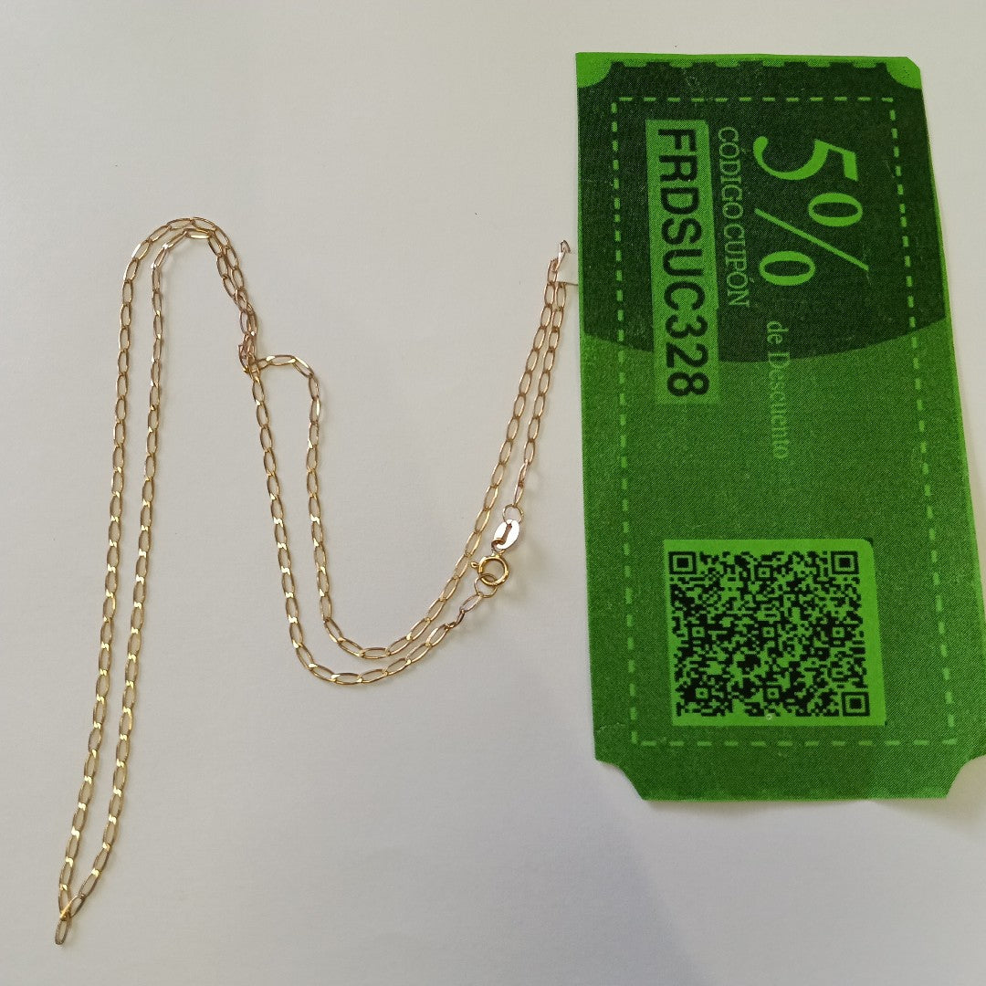 CADENA ORO 14 K 1.9 GRMS (SEMINUEVO)