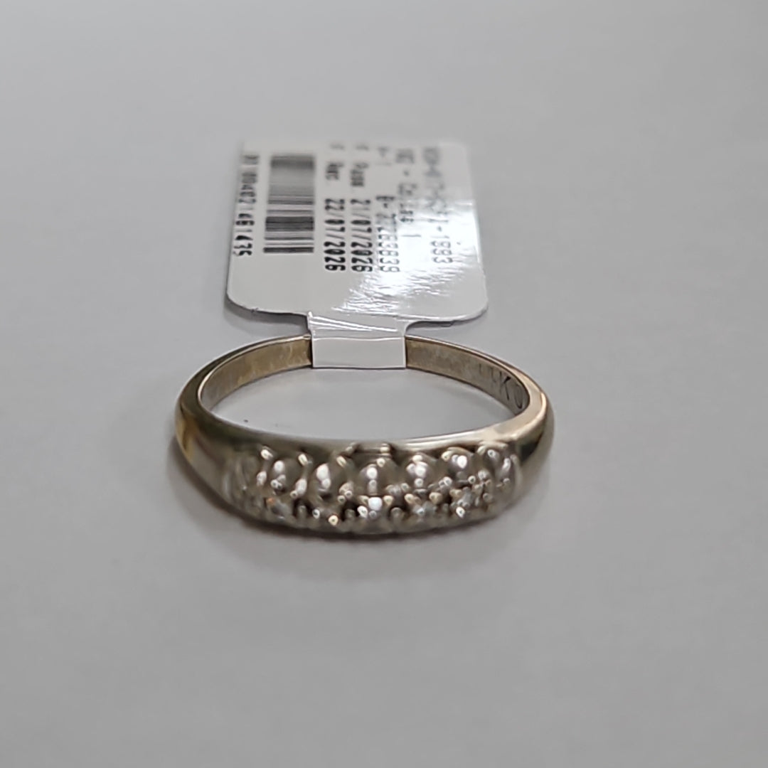 ANILLITO ORO,RODIADO 10 K 3,10 GRMS (SEMINUEVO)