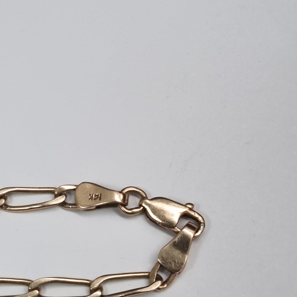 PULSERA ORO 14 K 3.6 GRMS (SEMINUEVO)