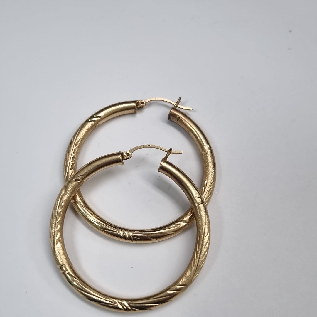ARRACADAS PAR ORO 14 K 4,90 GRMS (SEMINUEVO)