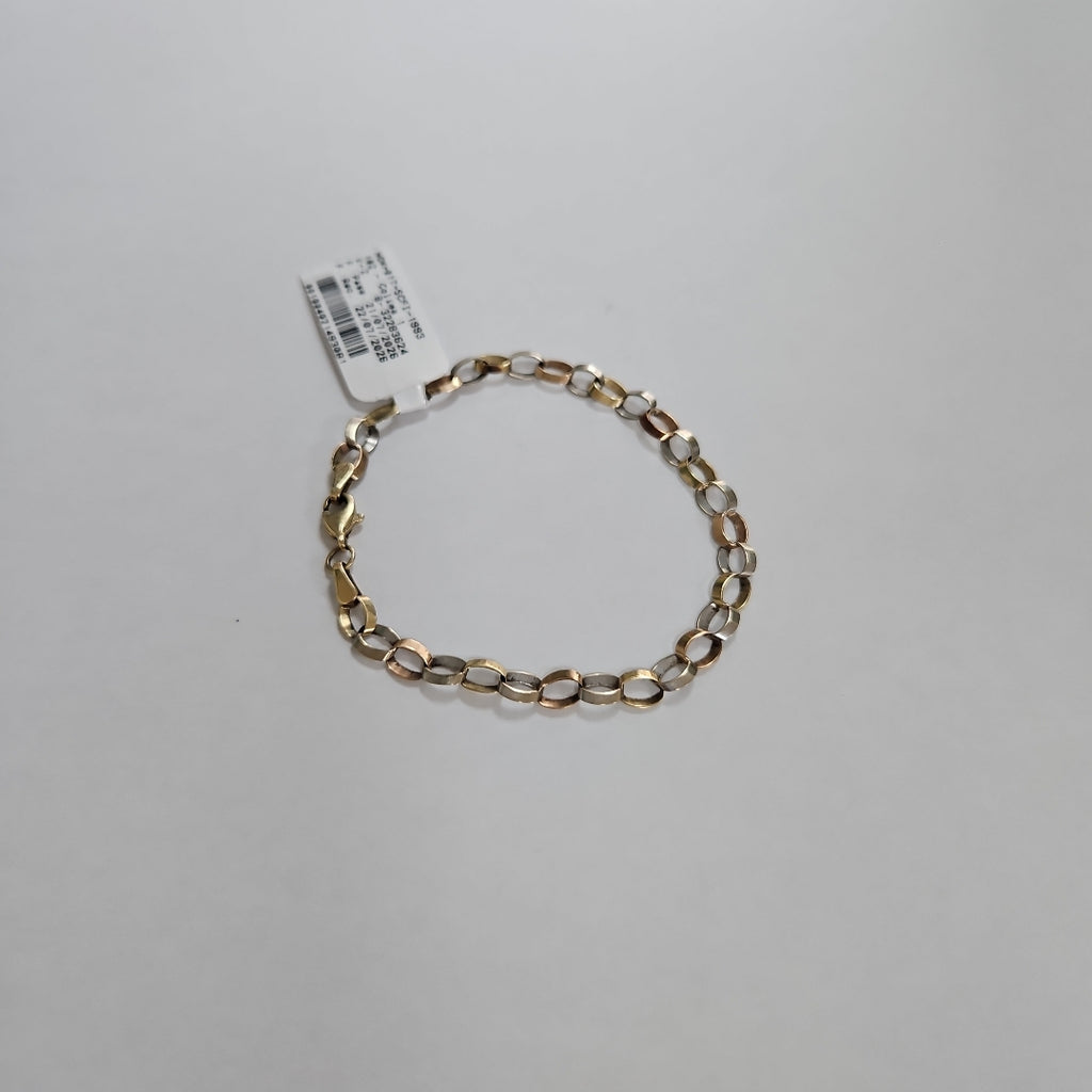 PULSERA ORO COMBINADO 14 K 2,20 GRMS (SEMINUEVO)