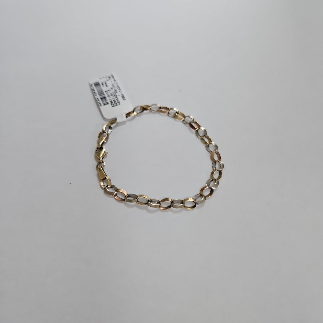 PULSERA ORO COMBINADO 14 K 2,20 GRMS (SEMINUEVO)