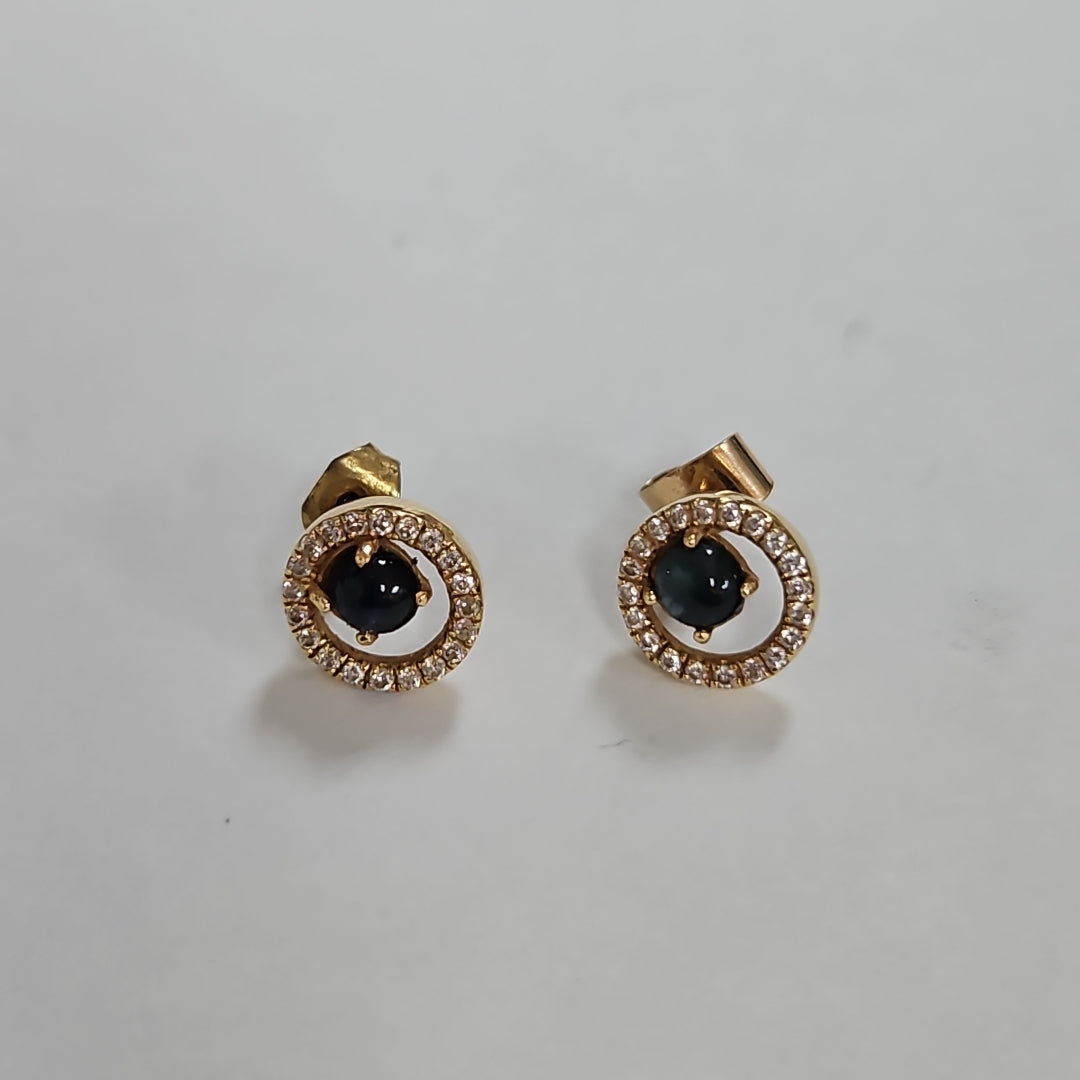 BROQUELES PAR ORO 14 K 1,90 GRMS (SEMINUEVO)
