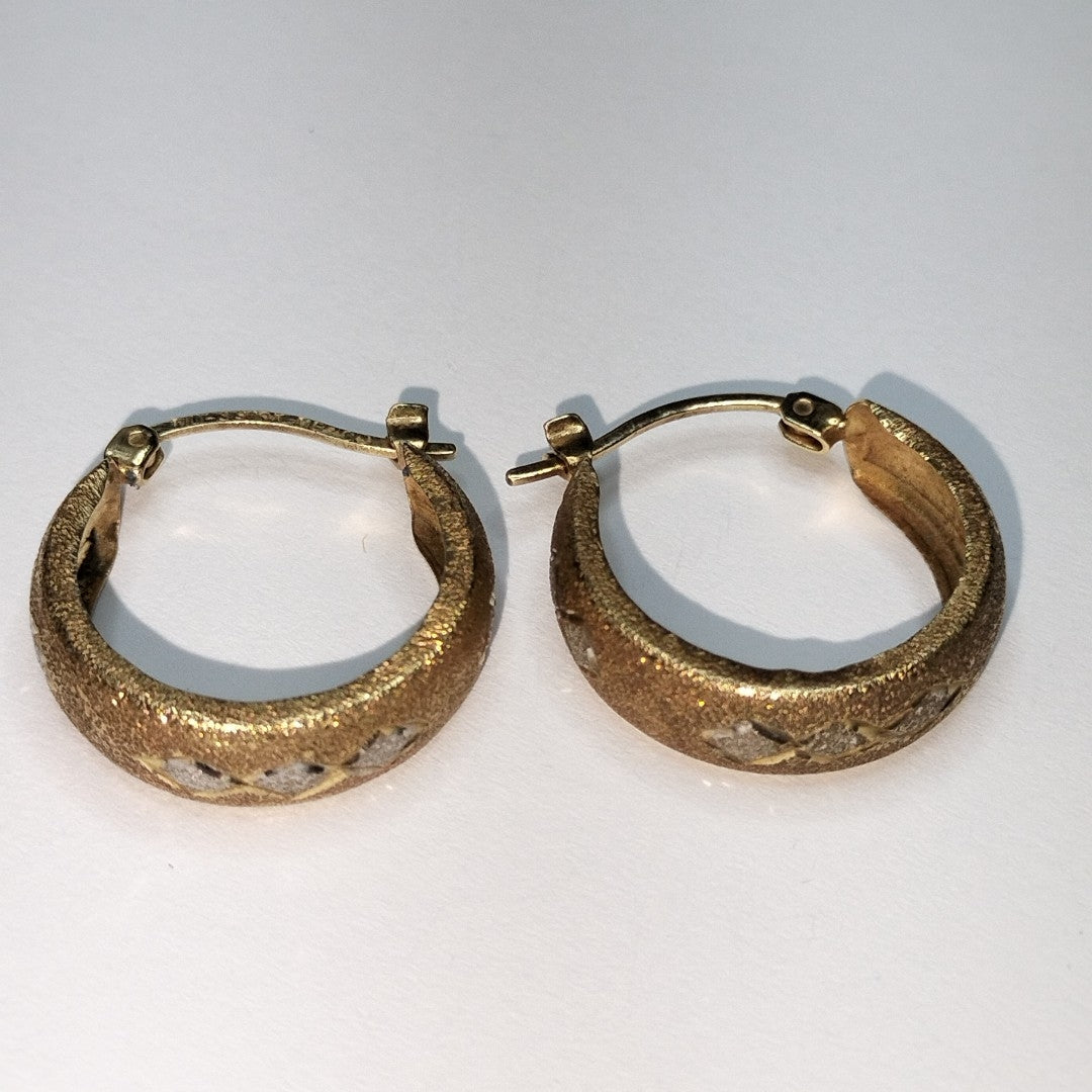 ARRACADAS PAR ORO 14 K 2,80 GRMS (SEMINUEVO)