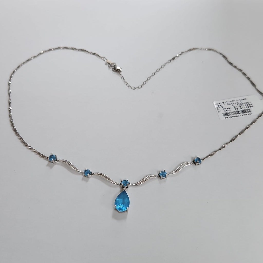 COLLAR ORO BLANCO 10 K 5,60 GRMS (SEMINUEVO)